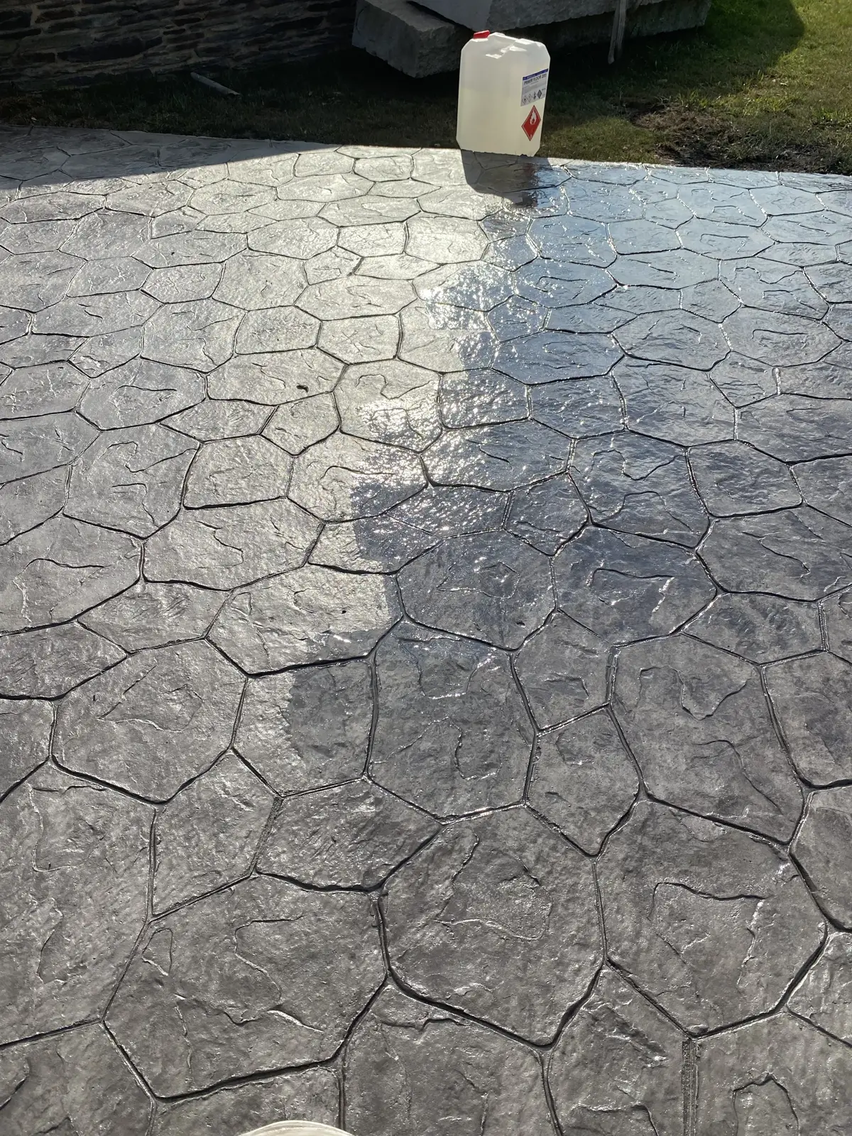 Solera hormigón impreso Galicia